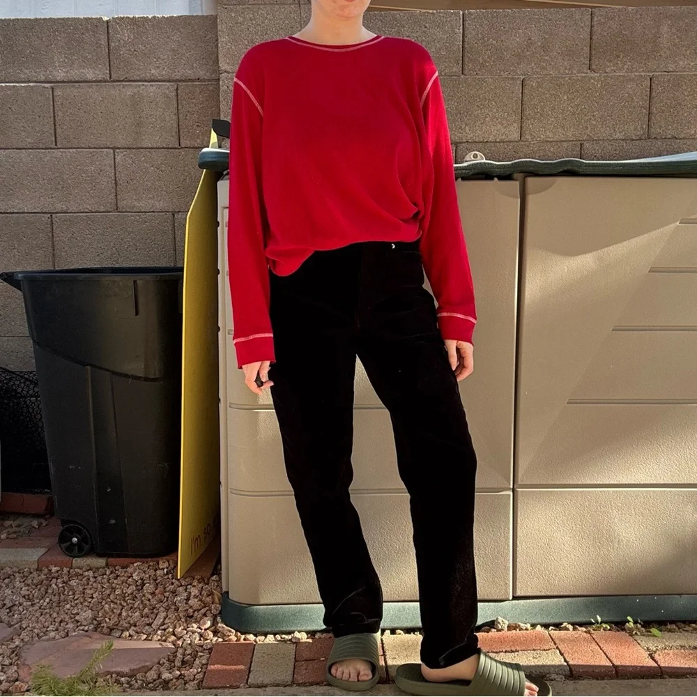 Black corduroy Pants - Picture 5 of 8